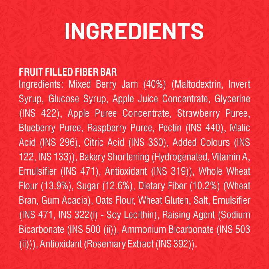 Rite Bite Berry Delite Fruitfill Fiber Energy Bar