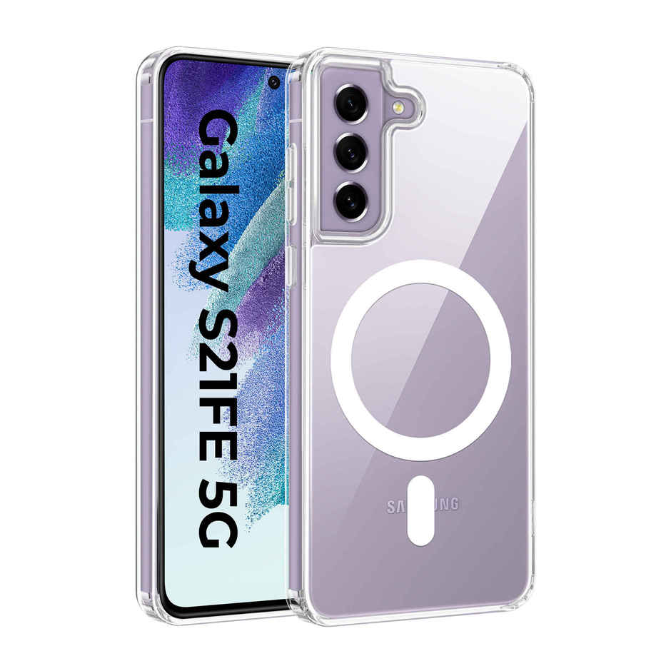 Artistque Case for Samsung Galaxy S21 Fe Back Cover - Transparent Clear Magsafe