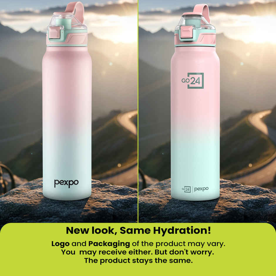 Go24 | Pexpo Amaze Hot & Cold Stainless Steel Water Bottle Vacuum Insulated | 940 ml