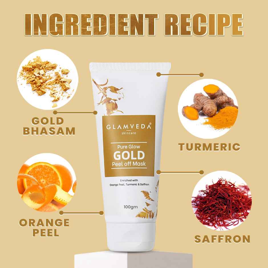Glamveda Pure Glow Gold Peel Off Mask