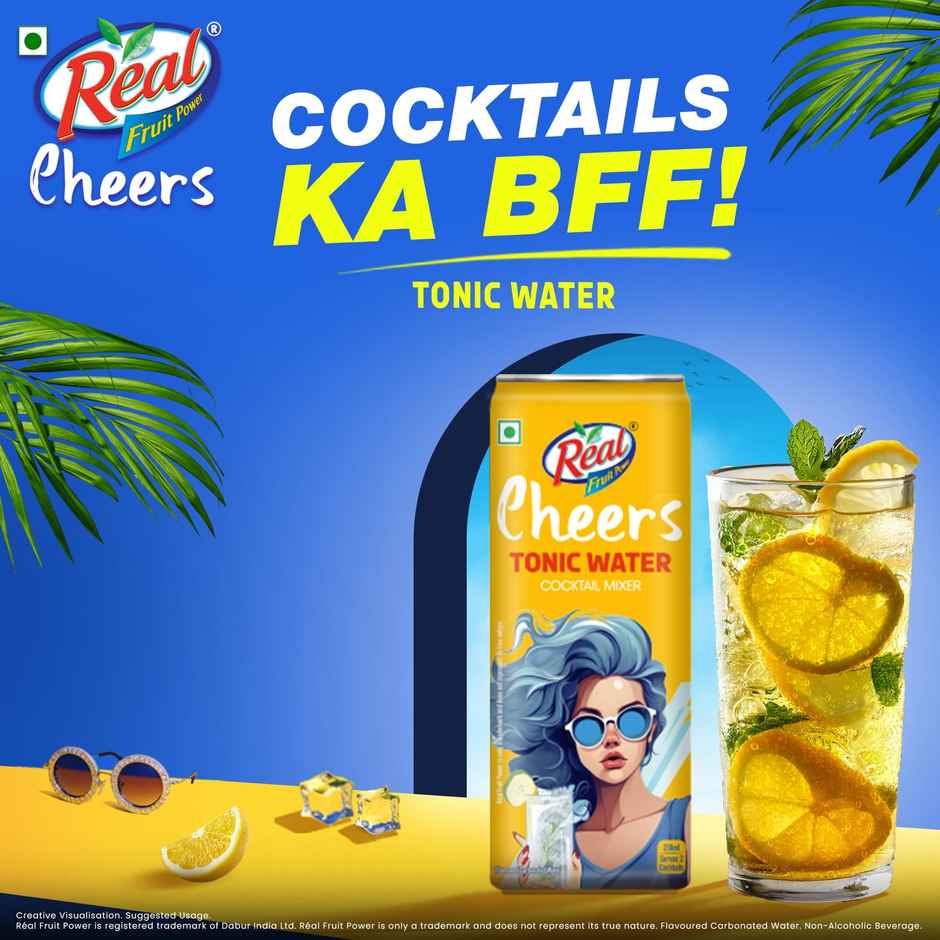 Real Cheers Tonic Water - Cocktail Mixer () & Real Cheers Jamuntini - Cocktail Mixer () Combo
