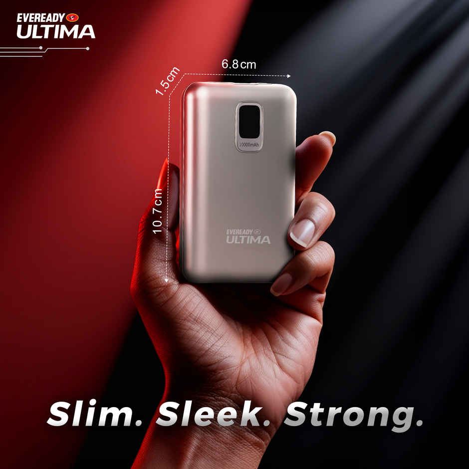 Eveready Ultima 10000 mAh Compact | Power Bank With Cable and Digital Display - PB20