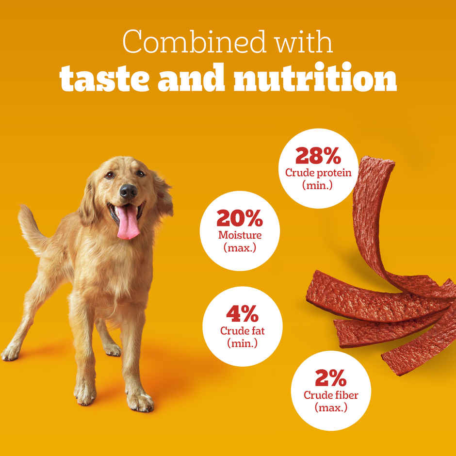 Pedigree Adult Tasty Jerky Roasted Lamb Flavour Dog Treat