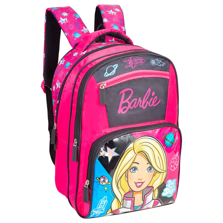 Striders Barbie School Bag for Girls 16 Inch Comfortable & Spacious Kids Backpack