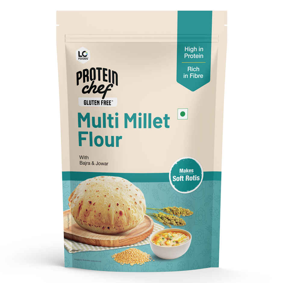 Lo Foods Gluten Free Atta | Jowar | Ragi Flour | Multi Millet Multigrain