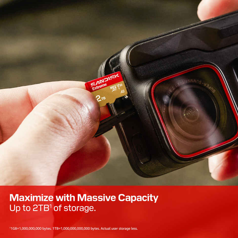 SanDisk Extreme GO microSDXC Card | 128 GB | 240 MB/s Read | 120 MB/s Write | 5K/4K | A2 U3 V30