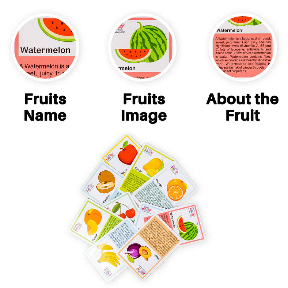 Ratna's Flash Card Fruits