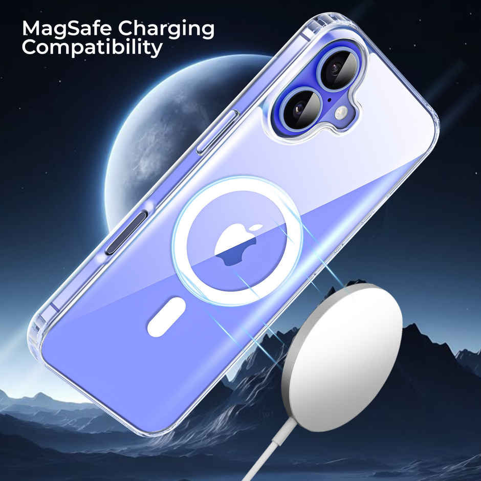 Artistque Case for Iphone 16 Back Cover - Transparent Clear Magsafe