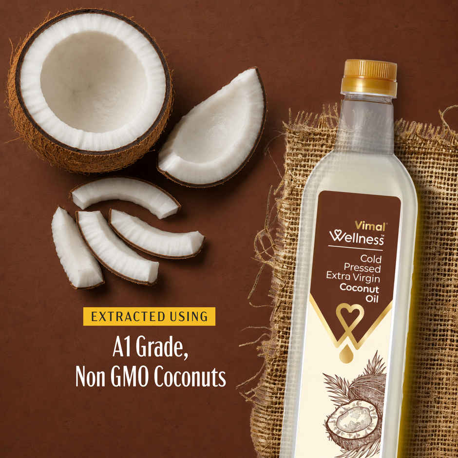 Vimal Oil Extra Virgin Coconut Cold Pressed Oil | Multipurpose