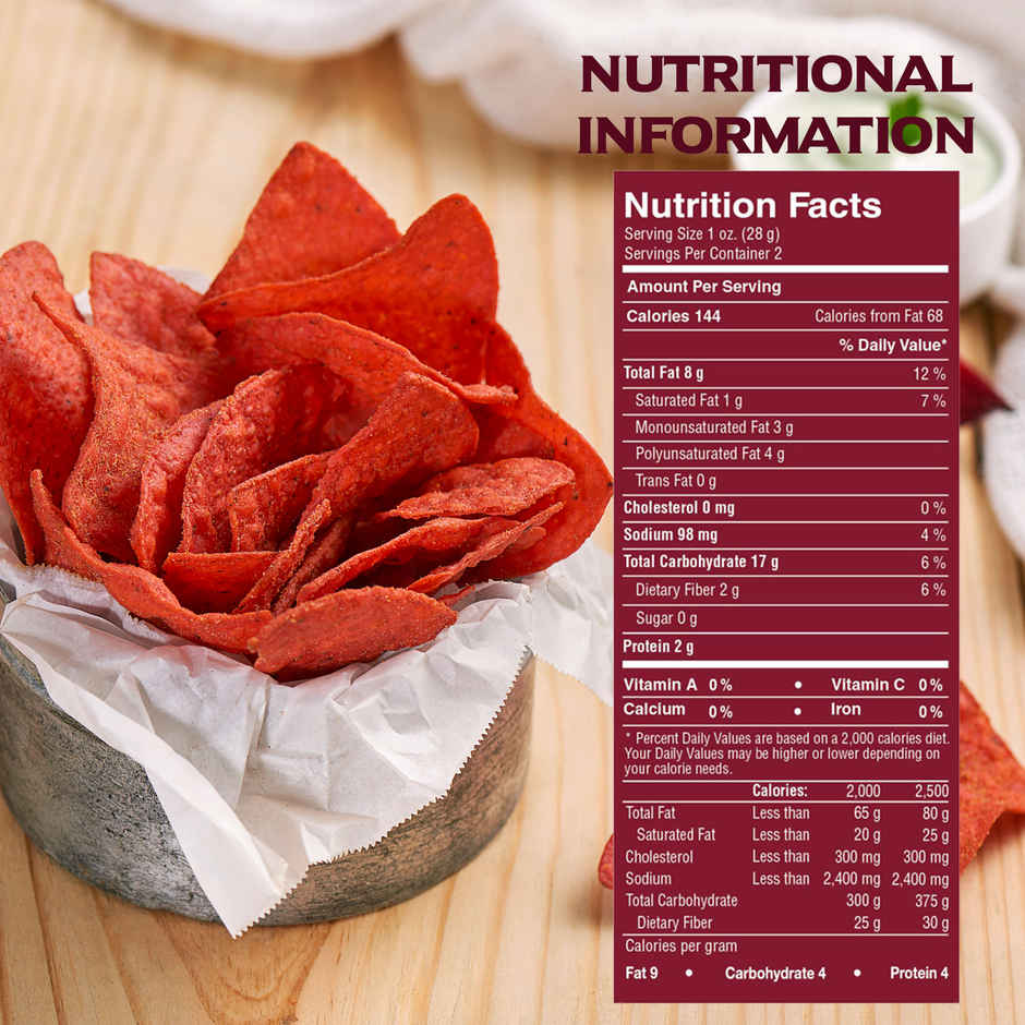 Cornitos Nacho Chips - Beetroot 