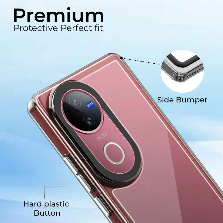 Artistque Case for Vivo V50 | V50E 5G Back Cover | Ultra Stylish Transparent TPU Cover