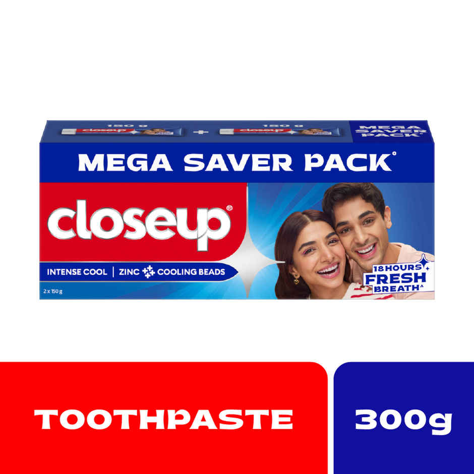 Closeup Intense Cool Gel Toothpaste for Long Lasting Fresh Breath