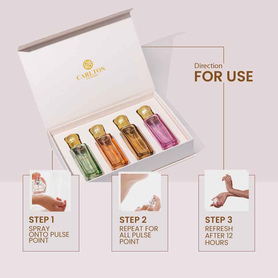 Carlton London Gift Set - Fantasy Collection (1pc) & Cadbury Celebrations Assorted Chocolate Gift Pack (51200mg) Combo