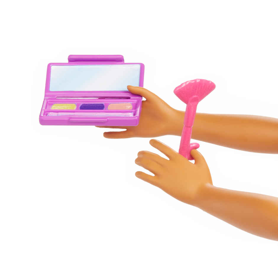 Barbie Makeup Artist Doll | Teal Hair | Accessories like Palette & Brush