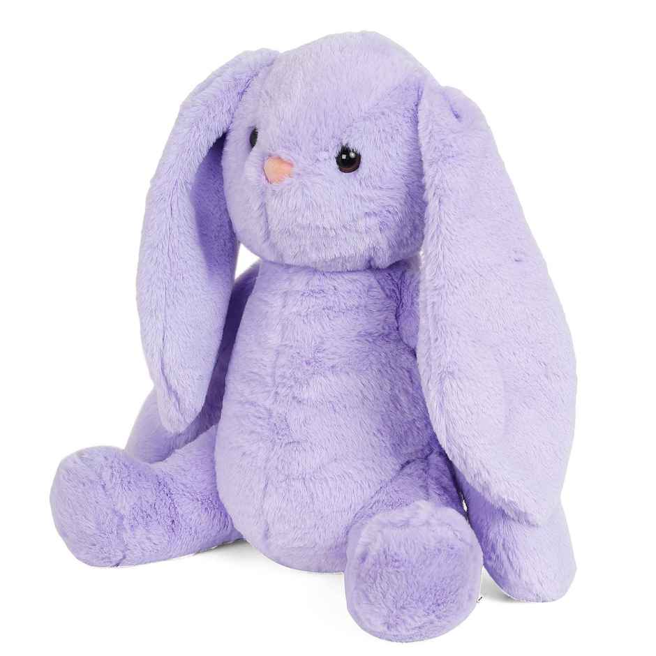 Hamleys FuzzBuzz Plush Stuffed Bunny Toy, Soft Toy, 35cm, Kids for 12Months+, Lavender