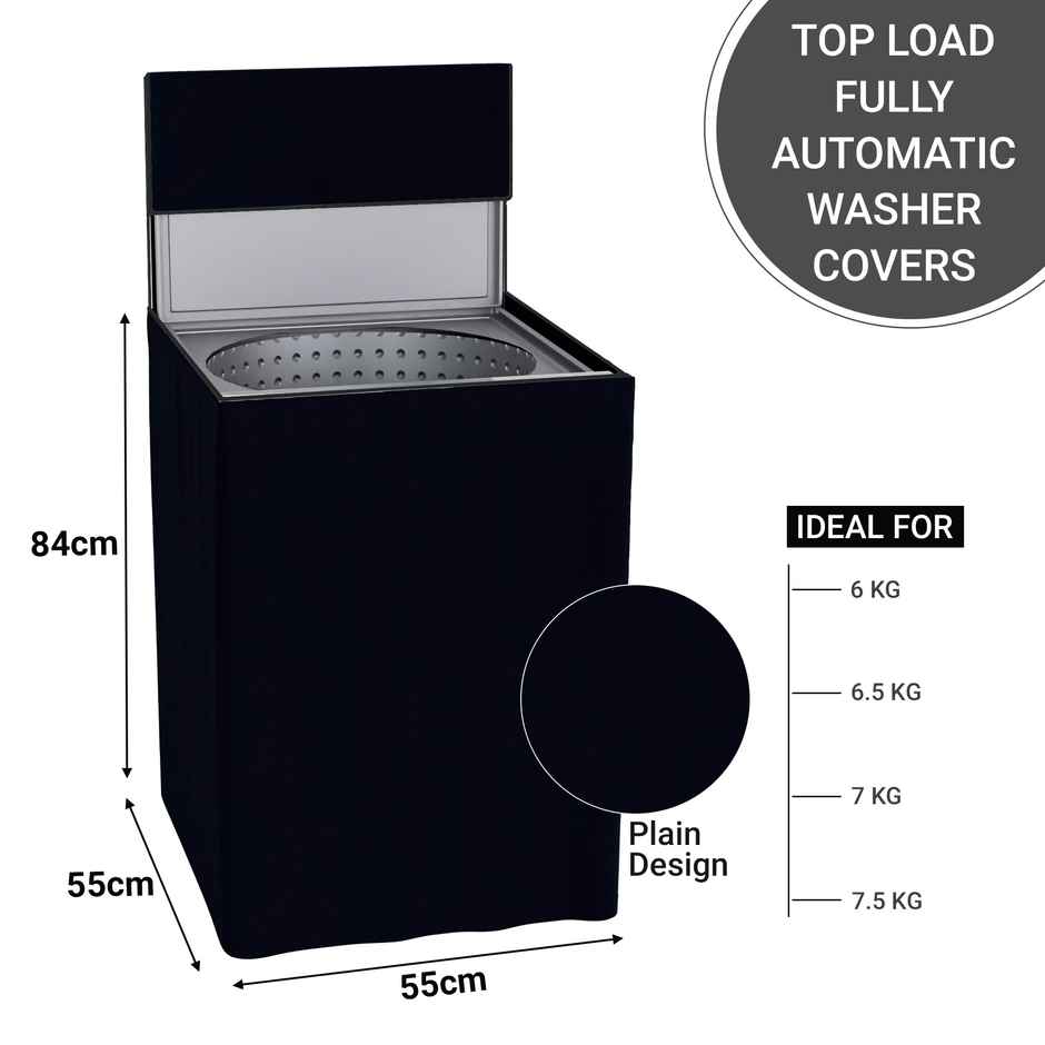 Kuber Industries Washing Machine Cover | Waterproof & Dust-Proof Top Load Washer Cover | Blue