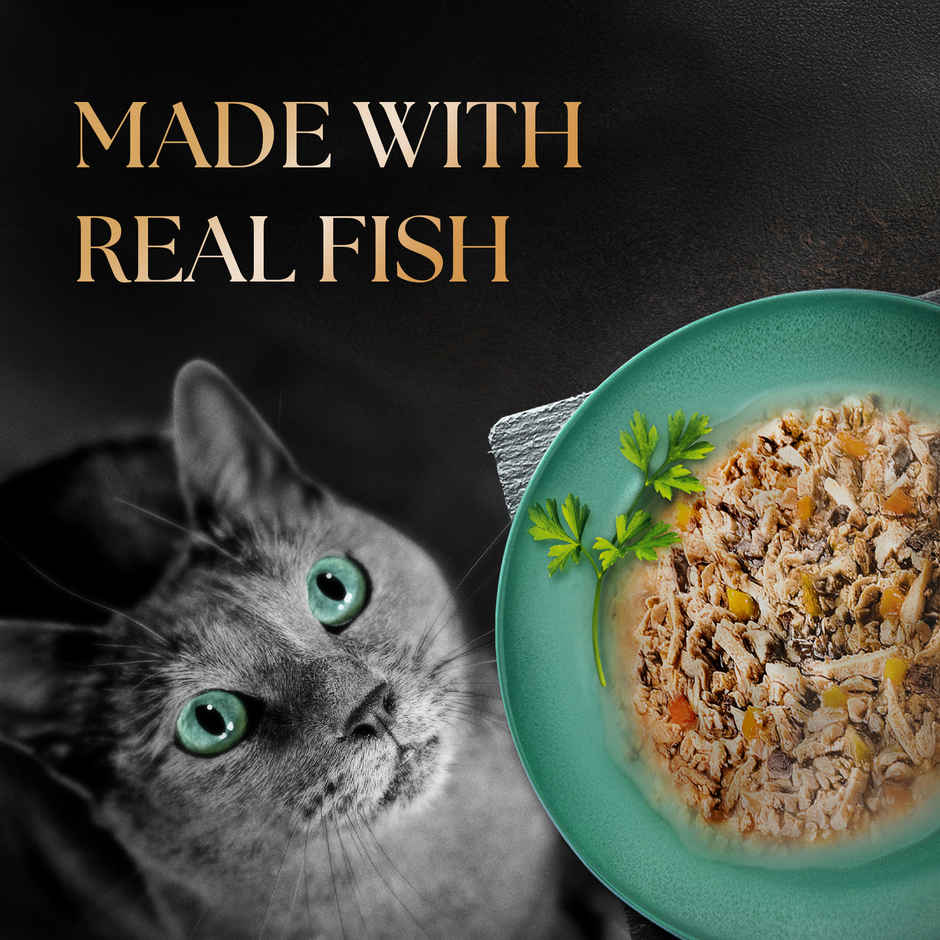 Sheba Fine Adult Tuna Pumpkin & Carrot in Gravy Wet Cat Food
