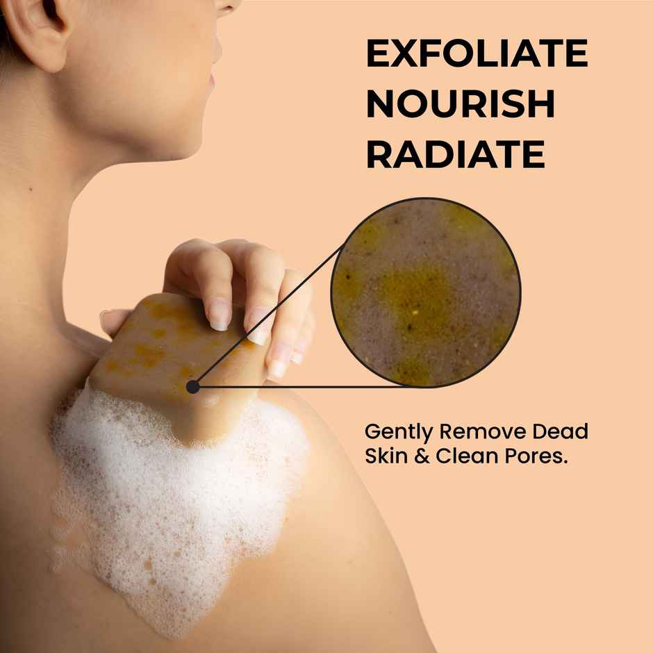 Gharsoaps Magic Soap Sandal Wood And Saffron For Detan And Glowing Brightening Skin