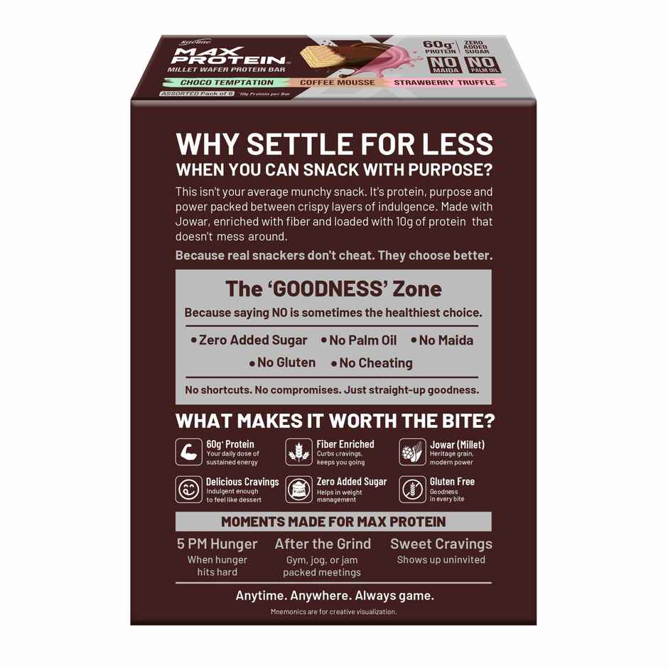 RiteBite Max Protein Assorted Millet Wafer Bar