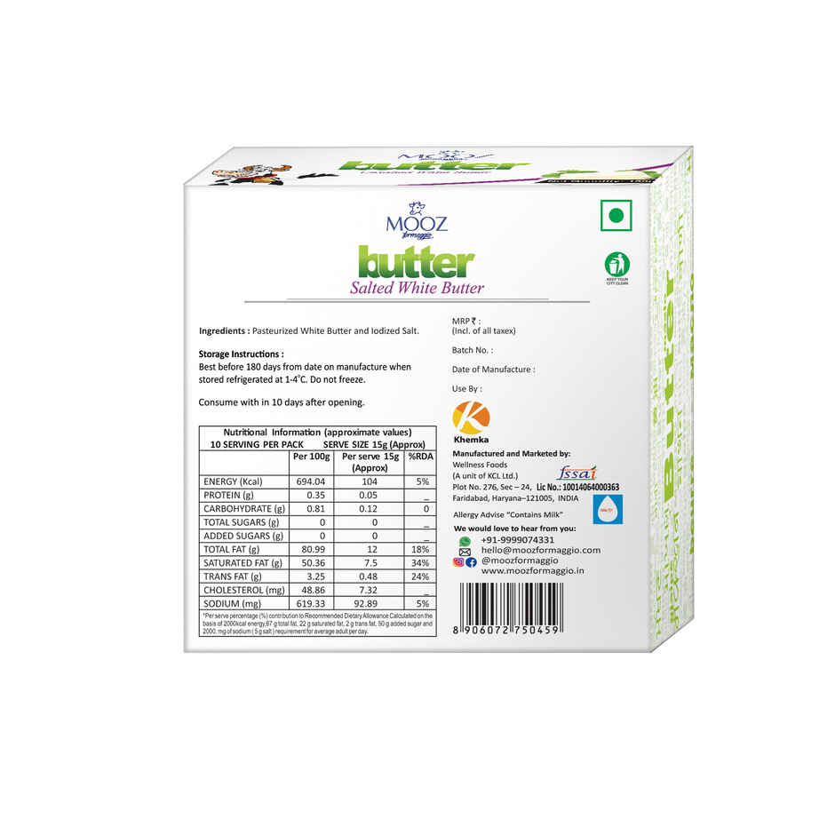 MOOZ Butter Salted White