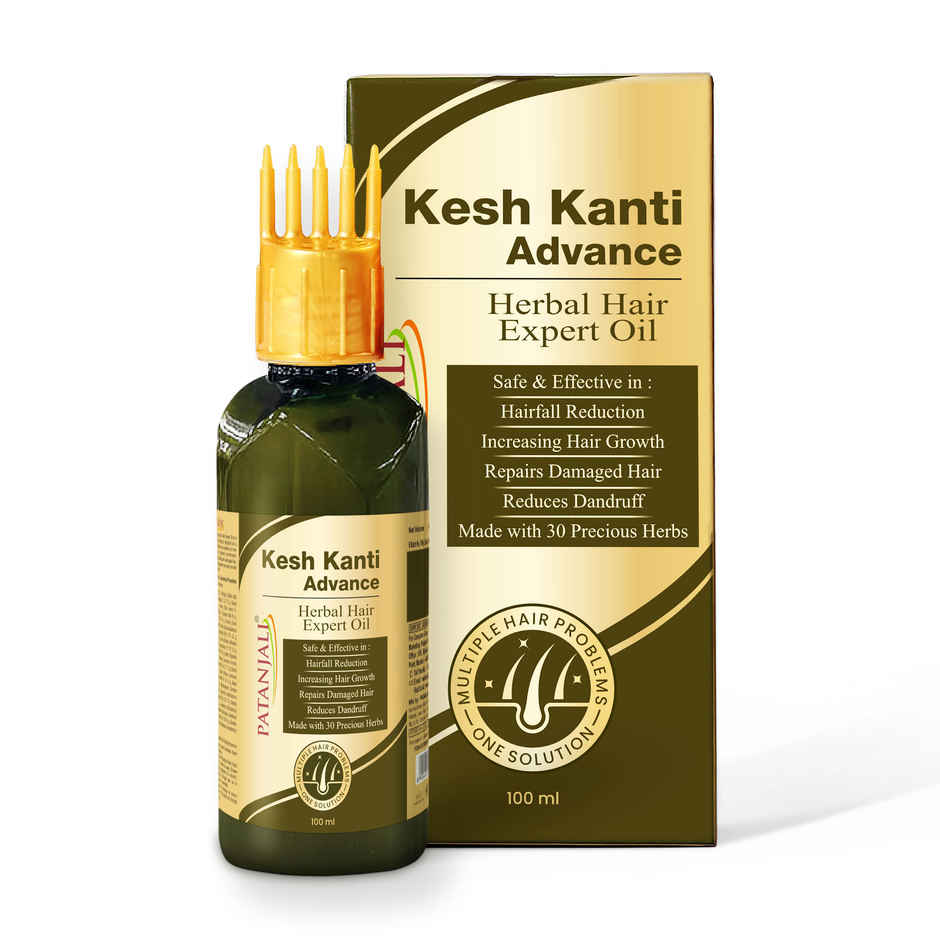 Patanjali Kesh Kanti Advance Hair Expert Oil - Hair Fall Care Nourishing Oil