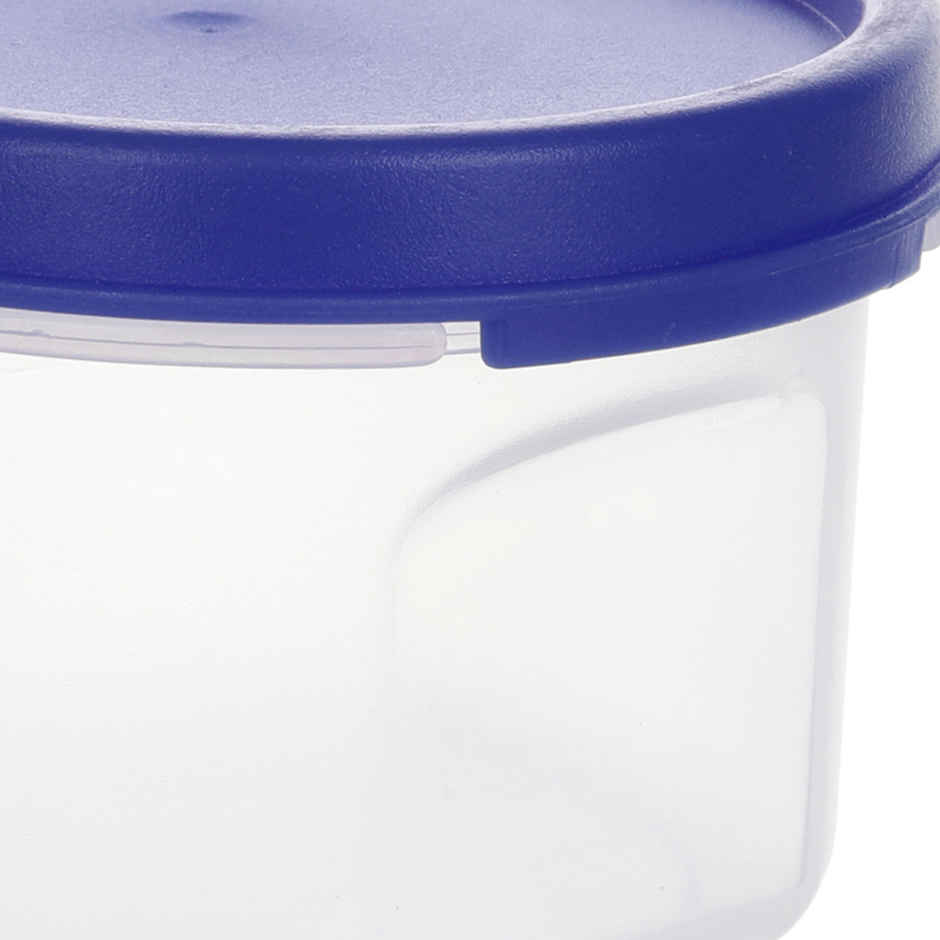 Cutting EDGE 250ml Plastic Mini Storage Containers |Modular | Set of 12 | Dark Blue | Microwave Safe