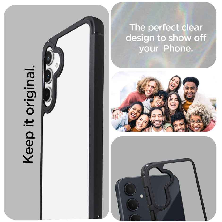 Artistque Case for Samsung Galaxy A35 5g TPU Back Cover - Transparent Shockproof