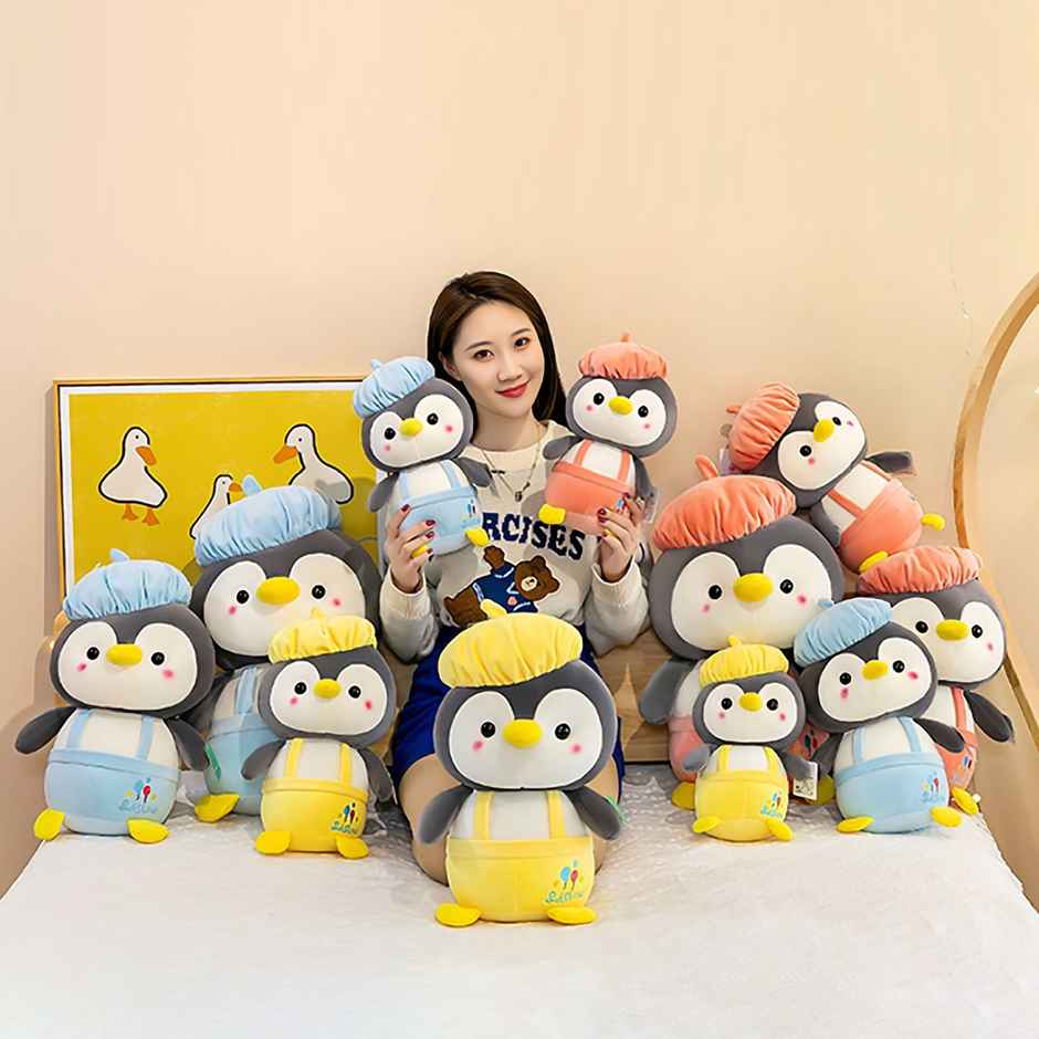 Babique Cap Penguin Plushie Stuffed Plush | Blue - 25 cm