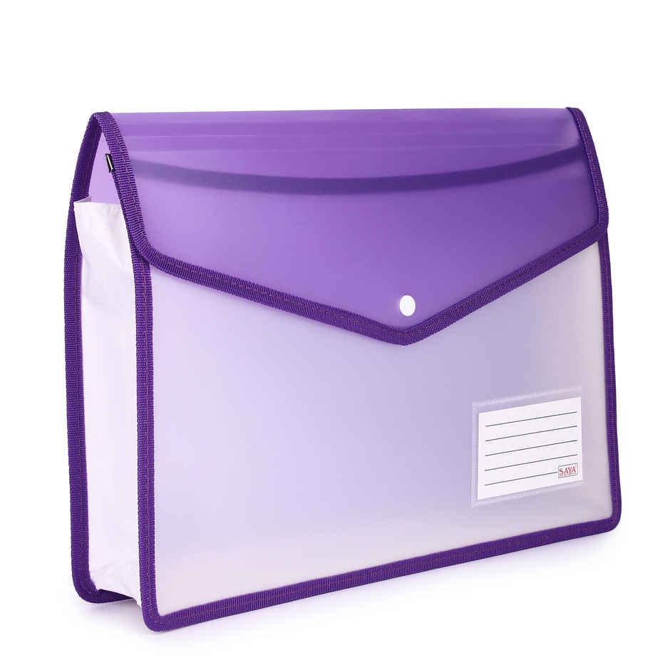 Saya FS Document Bag | Transparent Certificate & Document Organizer for Office & Travel