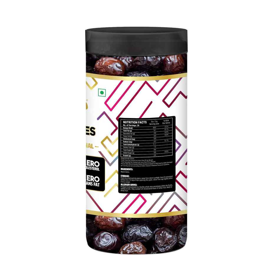 Happilo Black Dates Jar