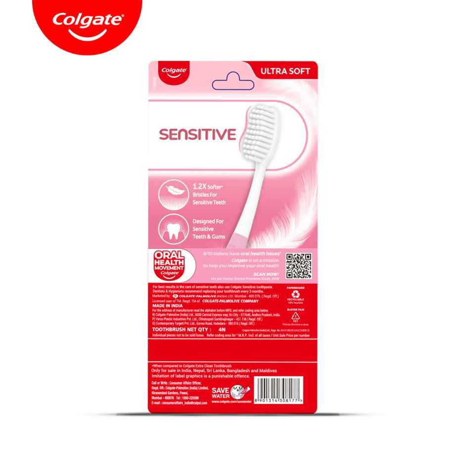 Colgate Gentle Sensitive Soft Bristles Toothbrush
