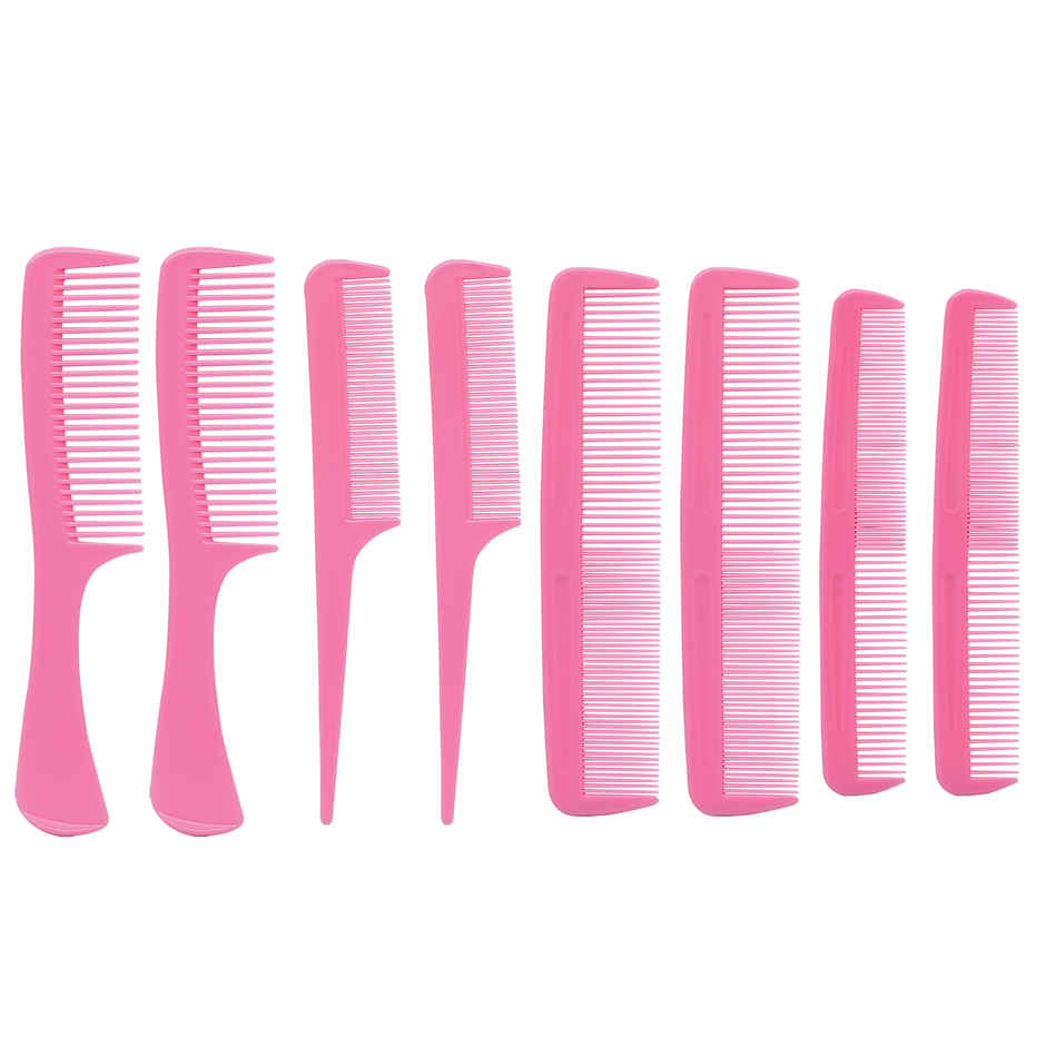Midazzle Hair Comb Set of 8 (MIOC2903) Assorted