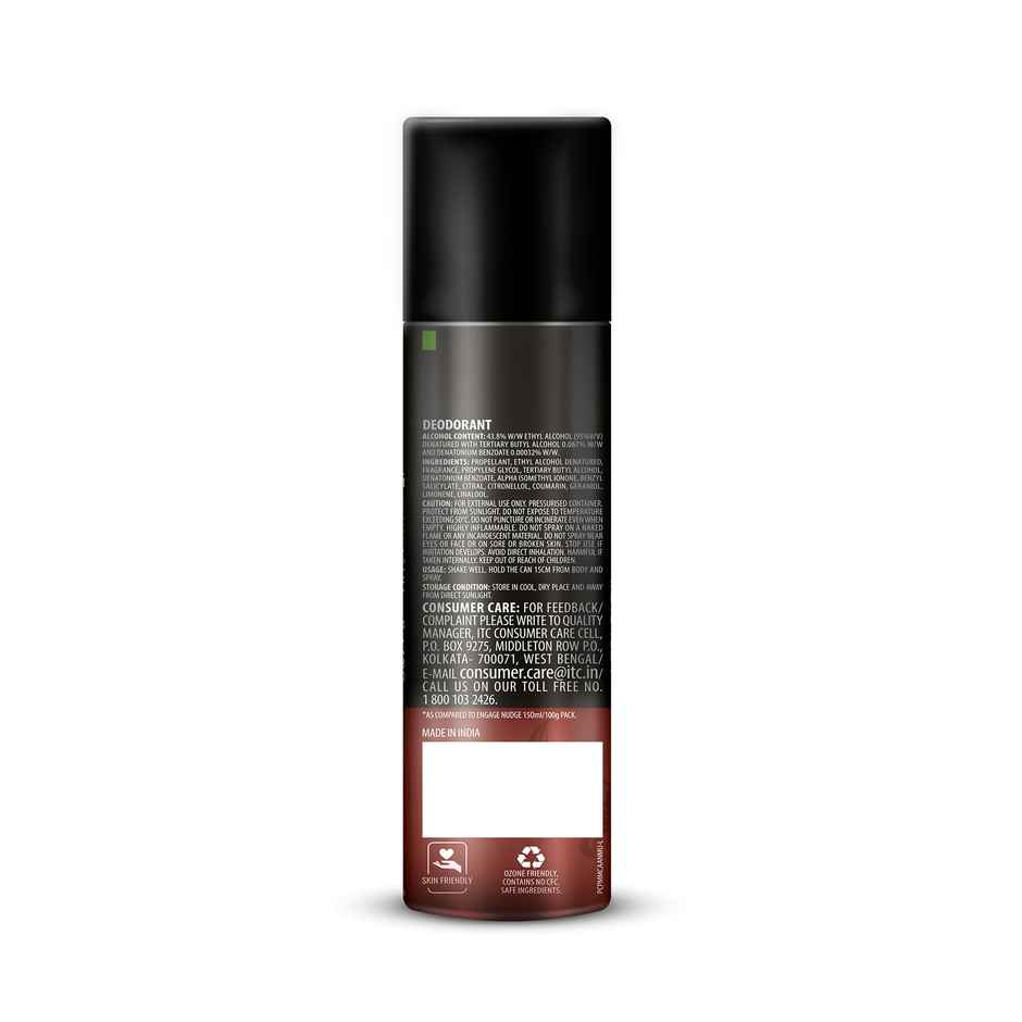Engage Nudge Deodorant Spray for Men| Spicy & Woody | 24hr Freshness | Long Lasting