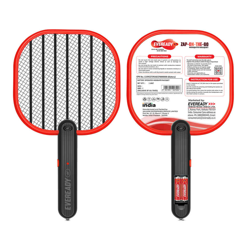 Eveready MR-07 Battery Operated Mosquito Racquet