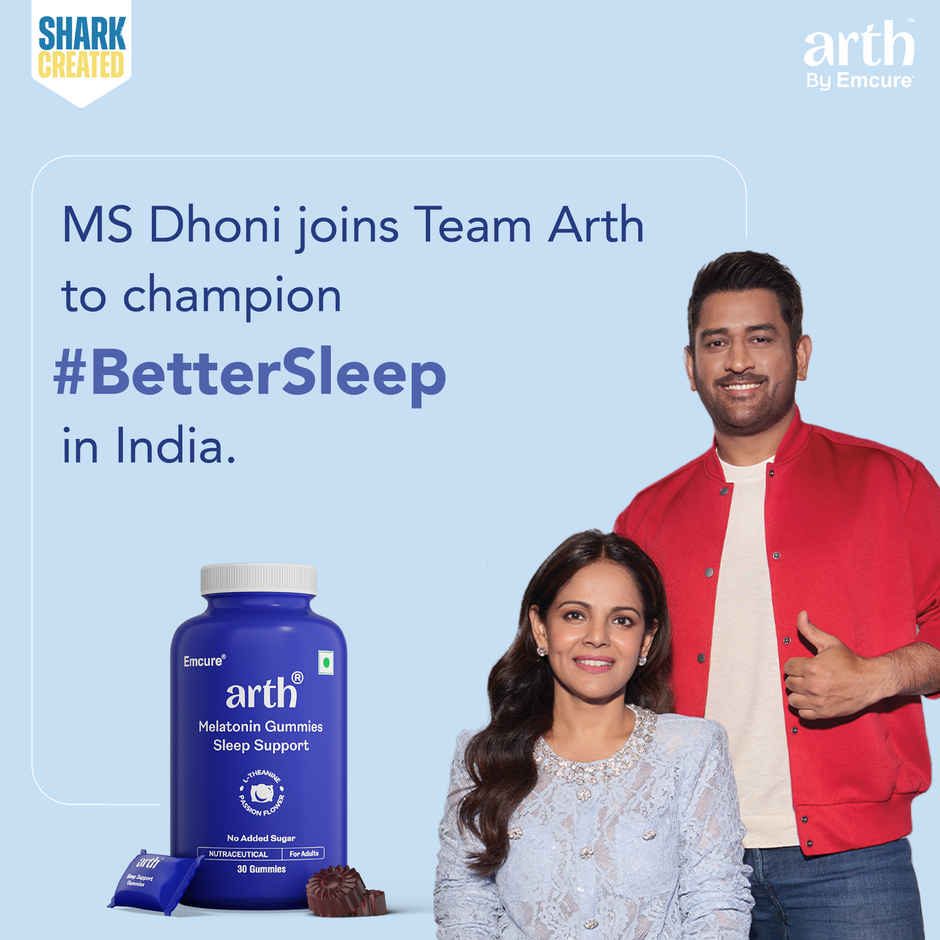 Arth By Emcure Melatonin Gummies | Sleep Gummies (Cranberry) with L-Theanine & Chamomile