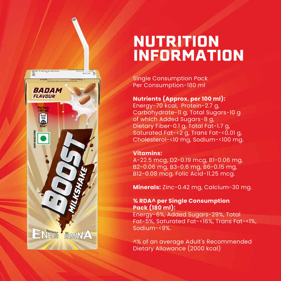 Boost Badam Milkshake