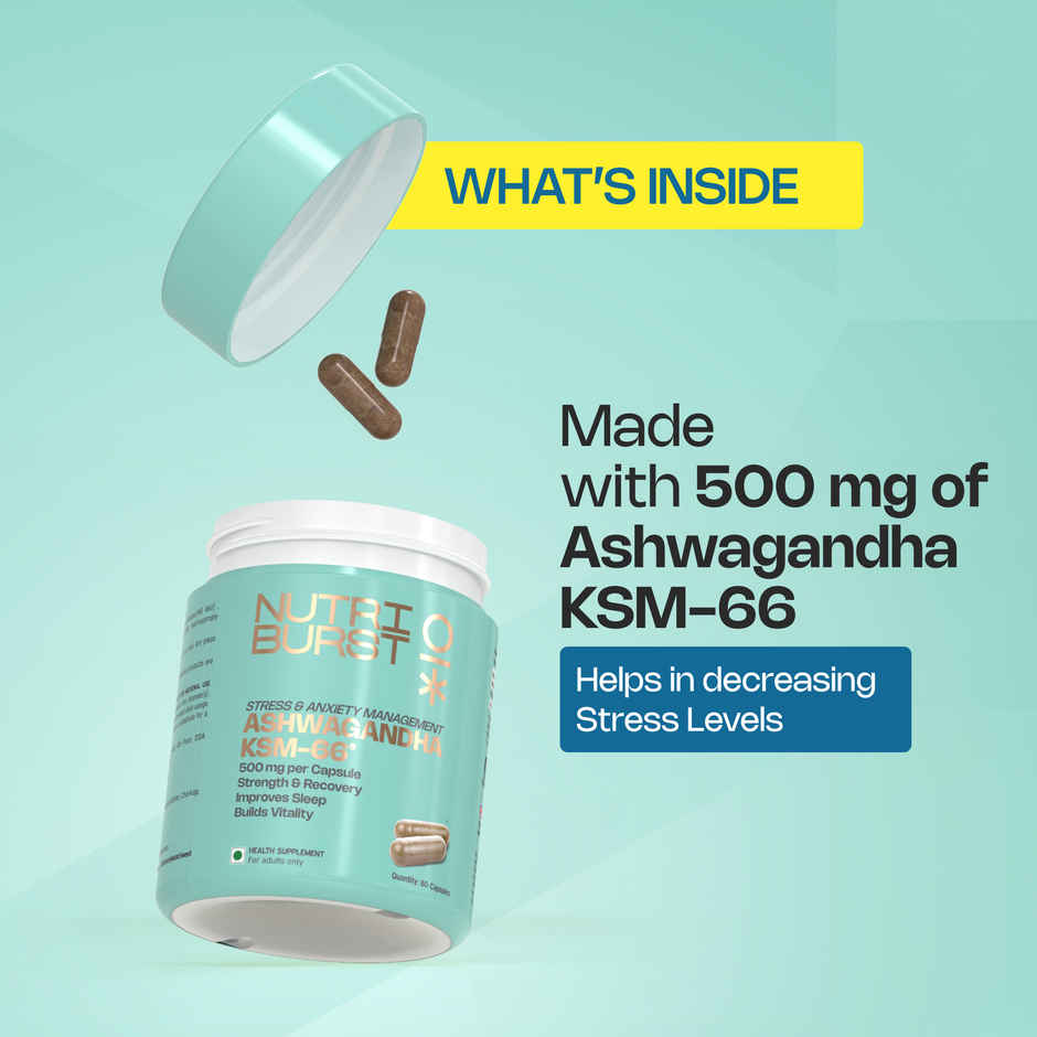Nutriburst Ksm-66 Ashwagandha Capsules