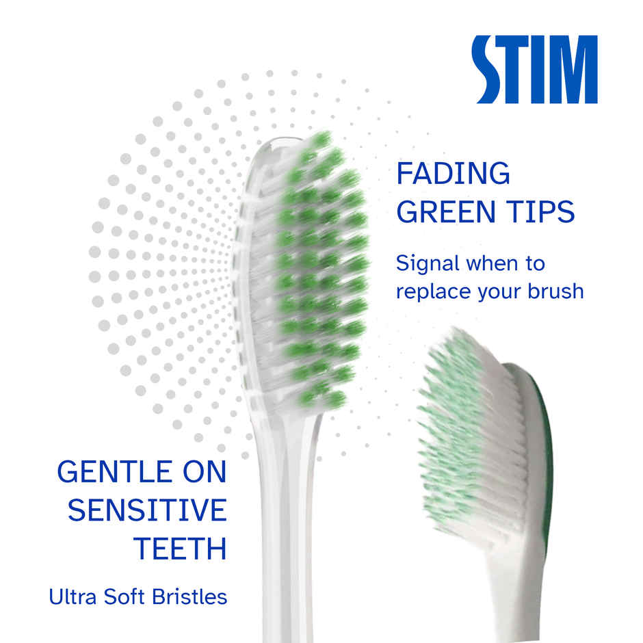 STIM Silky Ultra Soft Toothbrush Extra Gentle Bristles