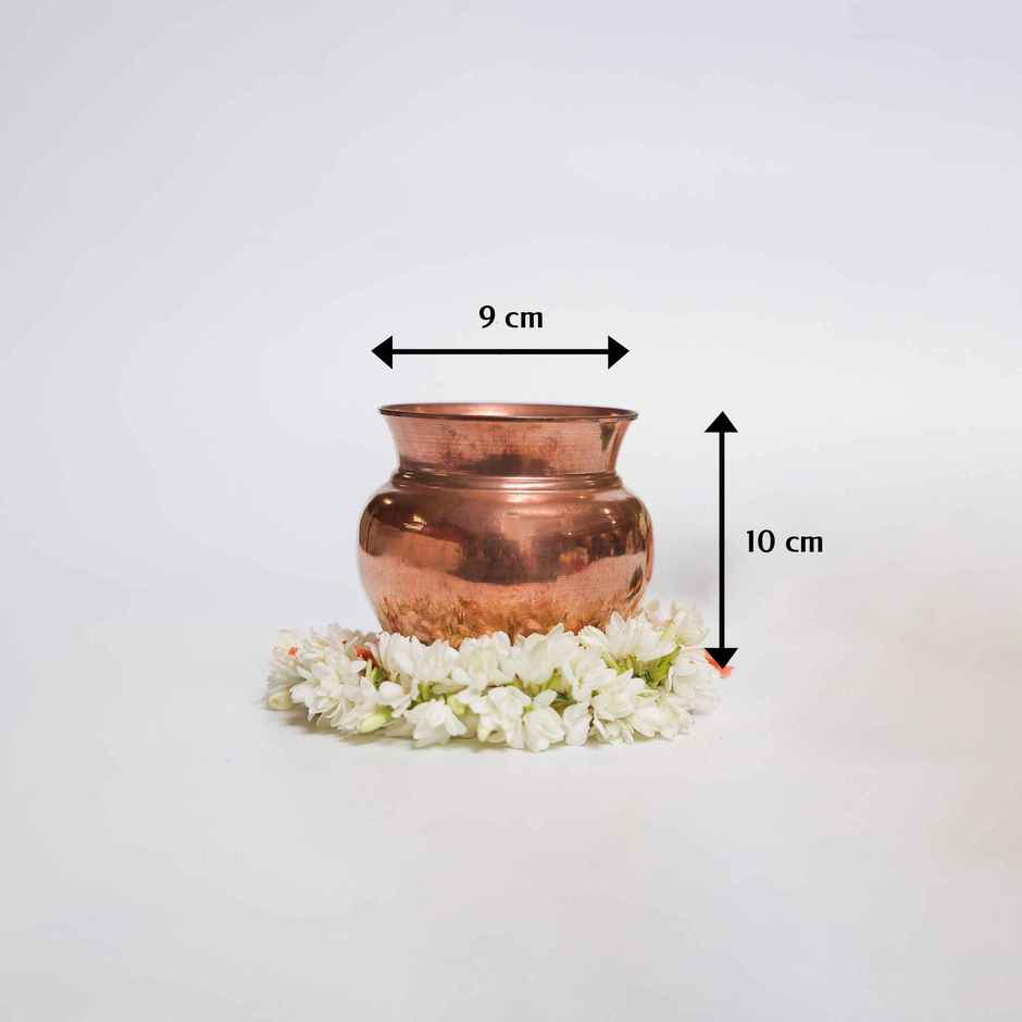 Copper Kalash for Pooja | 300 ml | Svasti