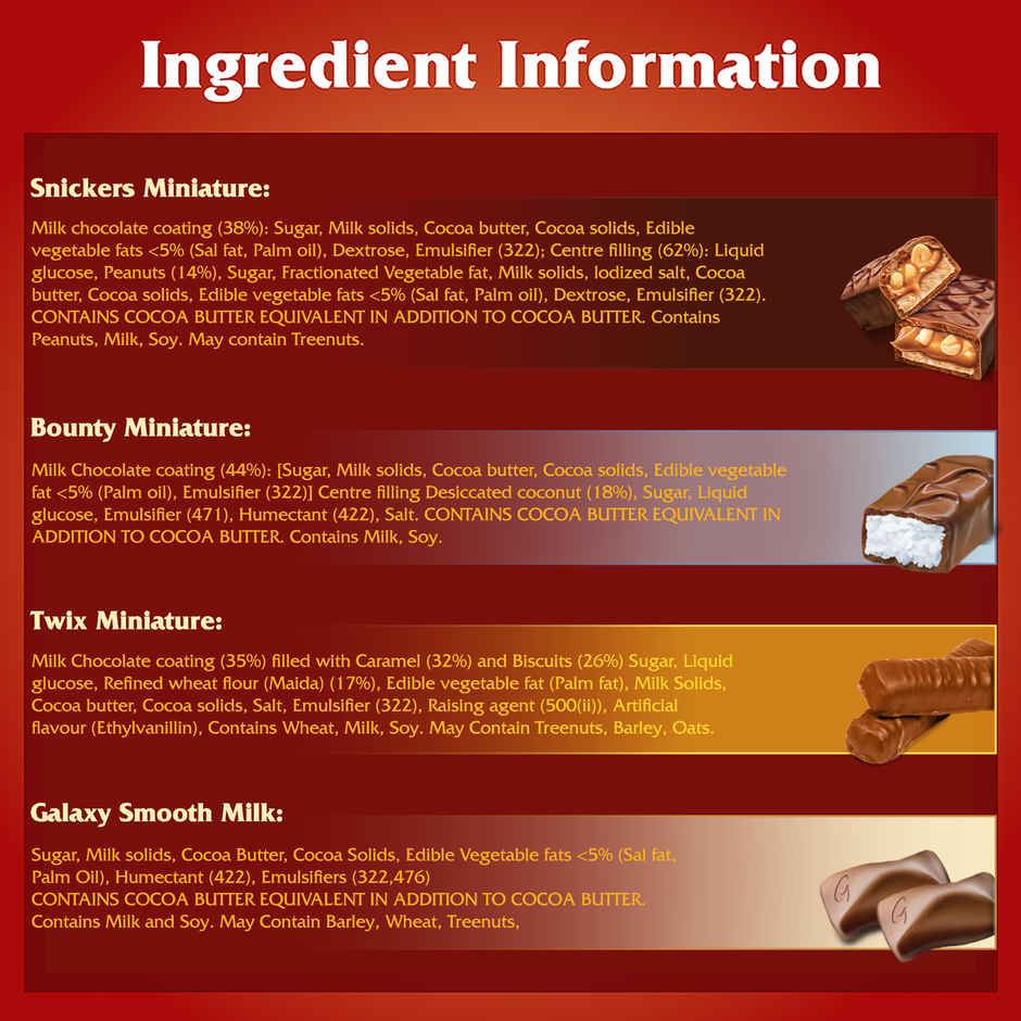 Snickers Mixed Minis Rakhi Chocolate Gift Tin