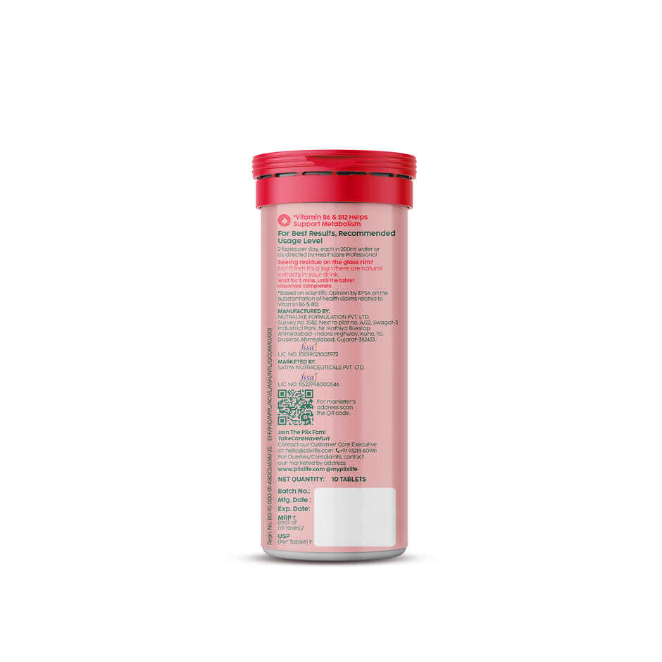 Plix The Plant Fix Apple Cider Vinegar Effervescent Tablets | Apple Burst