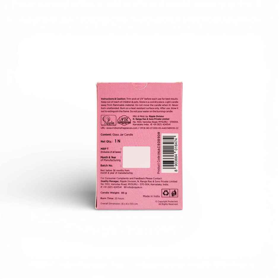 IRIS Damask Rose Fragranced Yankee Jar Candle