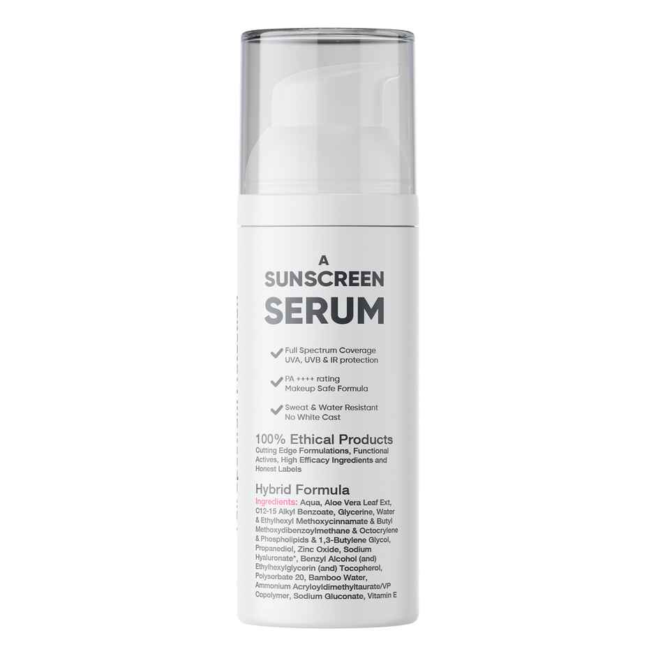 CosIQ SPF 50 PA++++ Serum-Based Outdoor Non-Greasy Matte Finish Sunscreen for All Skin Types