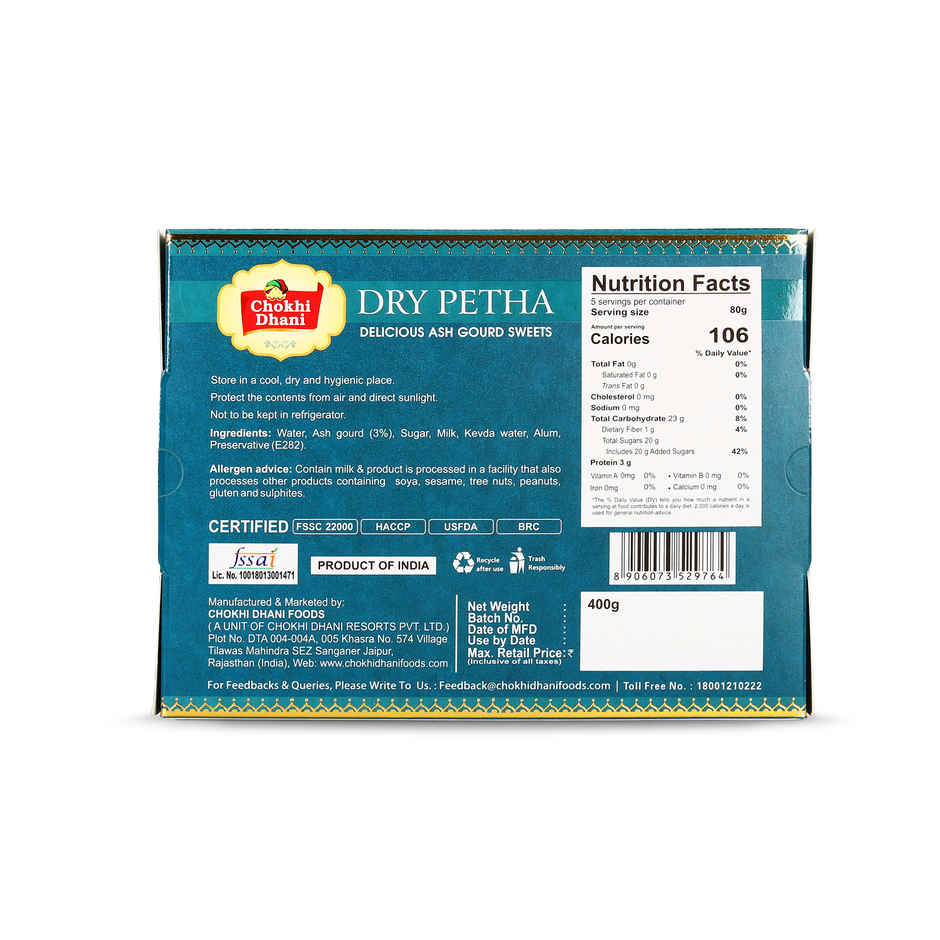 Chokhi Dhani Dry Petha