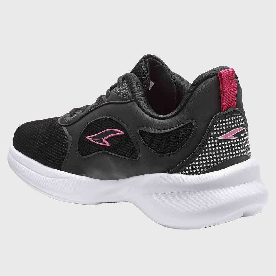 Asian Firefly-04 Women Black Rani Pink Sports Shoes (Size-7)