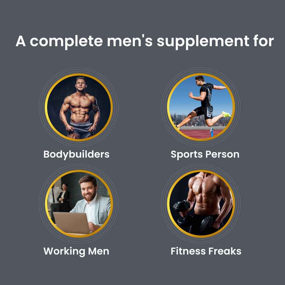 Dr. Morepen Testo Boost Testosterone Supplement For Men with Ashwagandha