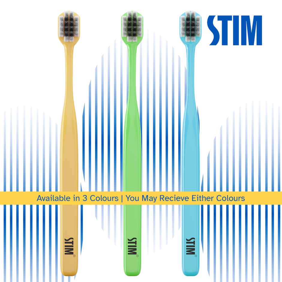 STIM Plus Toothbrush 4500 plus Ultra-Soft Bristles Tapered Tips for Sensitive Teeth