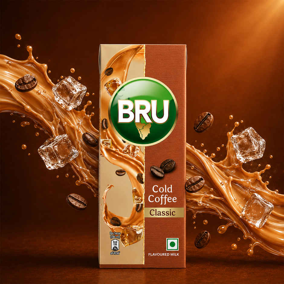 BRU Classic Cold Coffee Tetra Pack