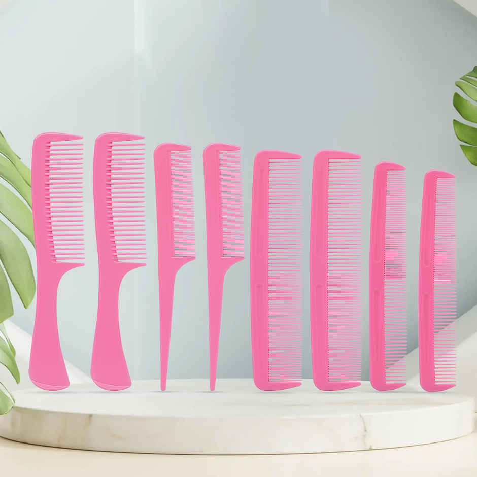 Midazzle Hair Comb Set of 8 (MIOC2903) Assorted