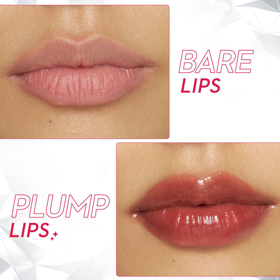 SUGAR Cosmetics Glide Peptide Plumping Gloss Stick|02 Pink Pop